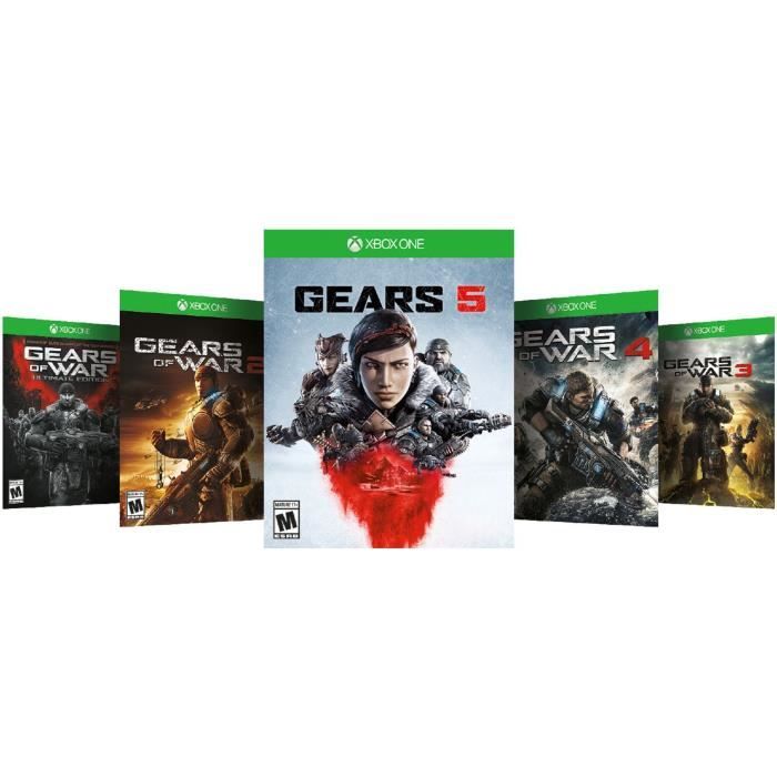 Xbox One S 1 To + 5 jeux Gears of War + 1 mois3