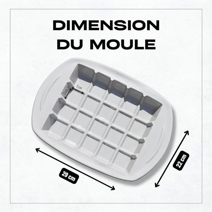 Moule silicone cubic tablette franui carré pour patisserie brioche ...