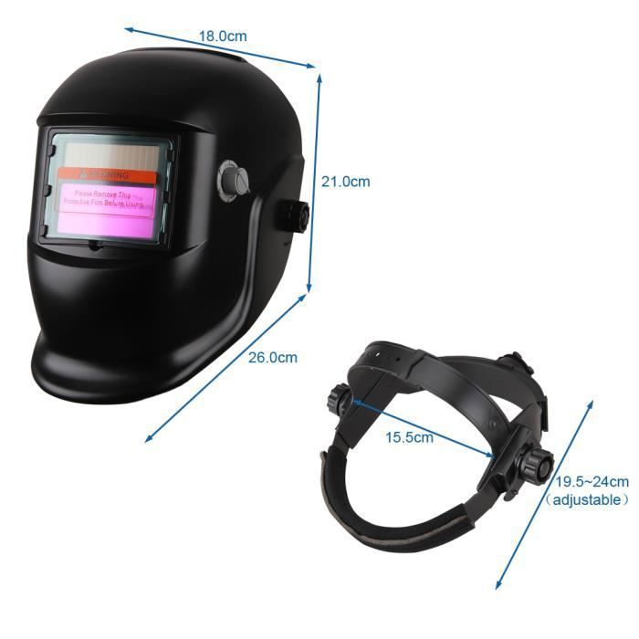 Filtre De Lentille De Casque De Soudage à Obscurcissement