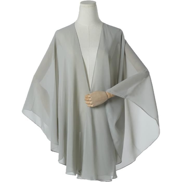 Étole En Mousseline De Soie Élégante AOCZZ - Écharpe Douce Pour Mariage Et Soirée