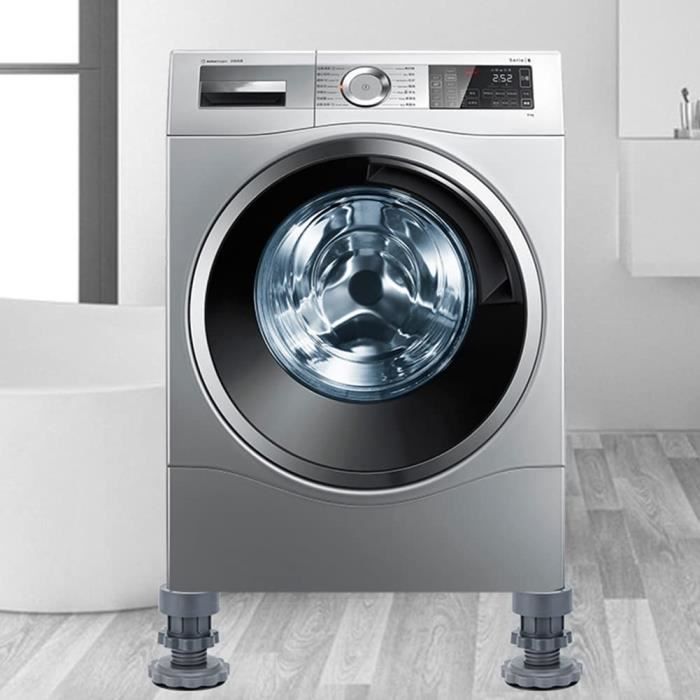 LOT DE 4 pieds de machine à laver en caoutchouc anti-vibration