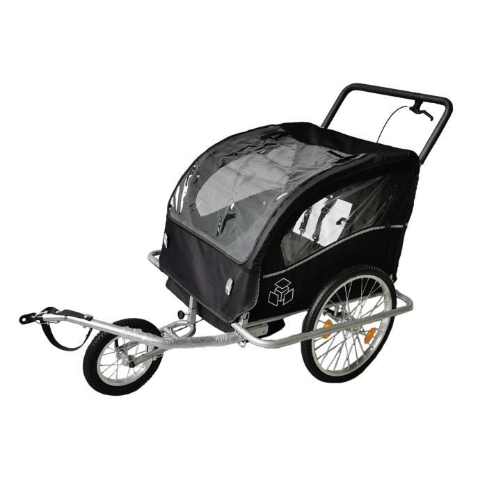 Remorque velo poussette - Cdiscount Sport