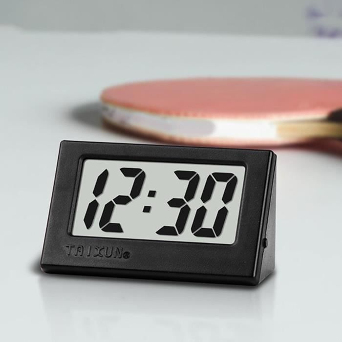 Portable voiture tableau de bord horloge numérique antichoc montre