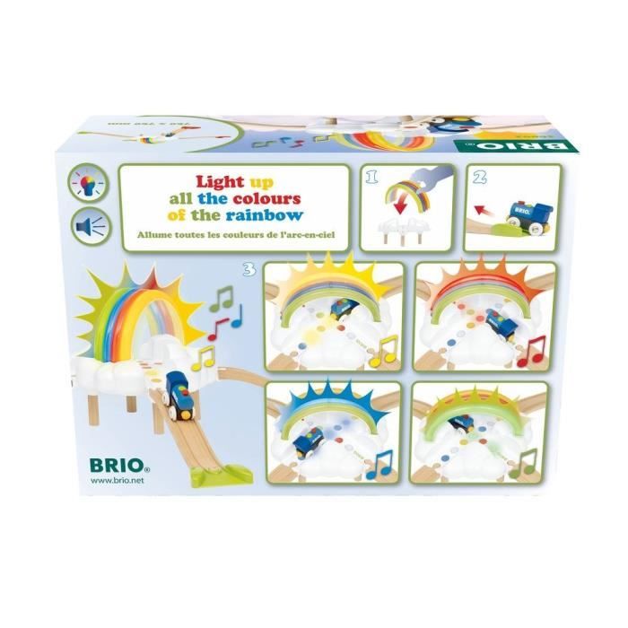 Mon premier circuit arc-en-ciel lumineux et sonore BRIO : Comparateur