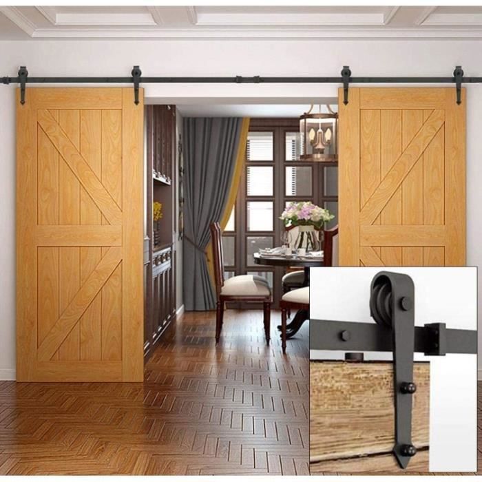 Roulettes De Remplacement Pour Portail Coulissant De Grange - Système Rail, Acier Dur, Grande Capacité De Charge - Pour Portes Coulissantes, Armoires, Cuisines