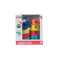 Coffret de bain LUDI - Bateaux multicolores et petits singes acrobates - 100% PVC-4