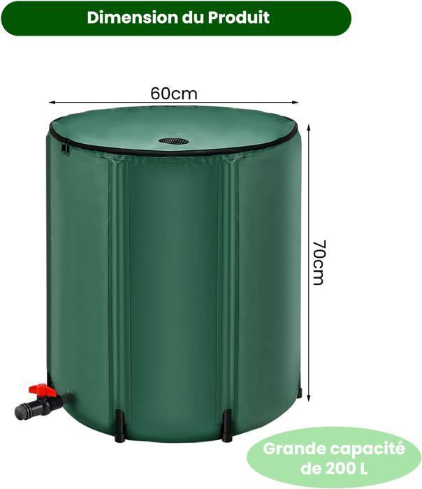 Réservoir d'eau de Camping en plein air 3L, récipient d'eau Portable de grande capacité avec robinet, seau d'eau sans fuite pour Camping pique-nique