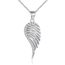 J.V/énus Dames Bijoux Collier en Argent avec Pendentif en Argent 925 Zircone 45cm Collie