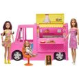Playset Food Truck Barbie Poupées - Barbie - Modèle Fashionistas - 3 Ans - Rose - Fille-0
