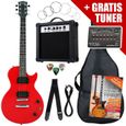 Rocktile L-Pack guitare électrique Red incl. ampli, housse, accordeur, câble, sangle-0