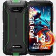 DOOGEE S41 max Smartphone Robuste 5.5" écran 16Go + 256Go IP68 Etanche 13MP Batterie 6300mAh Téléphone Double SIM 4G NFC GPS - Vert-0