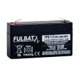 Batterie FULBAT AGM plomb étanche - FP6-1.2 (T1) 6 Volts 1,2 Amps-0