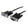 STARTECH.COM Câble série DB9 RS232 en liaison directe - M/F - Rallonge de câble série - DB-9 (M) pour DB-9 (F) - 50 cm - Noir-0