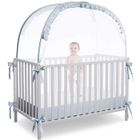 DASINKO Crib Pop Up Tente Sécurité Tente de sécurité Baby Safety Couvre Tente de Berceau de moustiquaire(72*130*140)