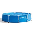 Kit Piscine hors sol tubulaire INTEX - Metal Frame - 305 x 76 cm - Ronde (Livrée avec pompe et cartouche) - 28202NP
