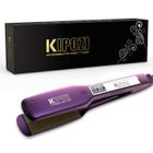 KIPOZI Lisseur Professionnel Fer à Lisser Titane 230°C Anti-frisottis Chauffe Rapide Ecran LCD Violet mystérieux - coffret cadeau femme