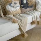 Plaid Brushy blush 120 x 150 cm Les Ateliers du Linge 120 X 150 BLUSH