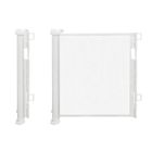 MENGDA Barrière de Sécurité Rétractable pour Bébé 150 cm Barriere Retractable Enfant,Barrière Sécurité Enfant Couloir Blanc