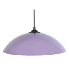 TOSEL Suspension 1 lumière - luminaire intérieur - acier mauve - Style inspiration nordique - H68cm L29,5cm P29,5cm