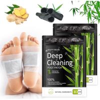 Lot de 20 patchs détoxifiants pour pieds pour éliminer les toxines,nettoyage en profondeur,pour soulager le stress,aide au sommeil