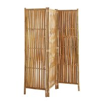 Paravent en bambou - Naturel - 160x139cm