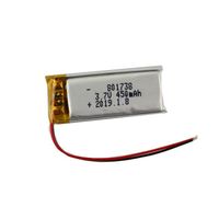 YUNIQUE FRANCE 1 pièce Batterie Lipo rechargeable 801738 (3.7v, 450mAh Lipo) pour téléphone portable Vidéo MP3 MP4 LED Lumière GPS