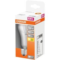 OSRAM Ampoule LED Standard dépolie avec radiateur 13W=100 E27 chaud