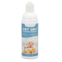 VINGVO Shampoing sans eau pour chat Shampooing sans eau pour chien Mousse de nettoyage à sec douce pour animaux de compagnie pour