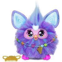 Furby violet, 15 accessoires, peluche interactive pour filles et garçons, animatronique activé par la voix, à partir de 6 ans