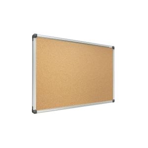 60 x 45 cm BoardsPlus Cadre en Aluminium Tableau d'Affichage en Feutre Gris 