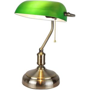 Banker's lamp Art Nouveau vert lampe du bureau lampe de table lampe du quotidien 