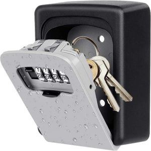 ARMOIRE - BOITE A CLÉ Boite à Clefs Haute sécurité de la Safe Murale à 4 Chiffres clés Coffre Combination Lock