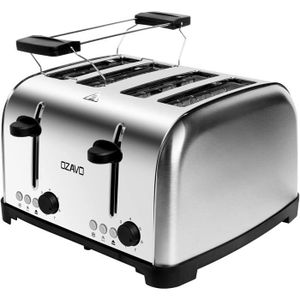 GRILLE-PAIN - TOASTER OZAVO Grille-pain, Toaster Multifonction Extra Lar