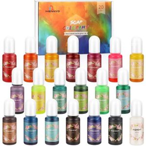 Pigment Cire Bougie parfum/ées colorer Cire de soja Bougies kit Bougie Fabrication Bougie Pigment Bougie Teinture Bougie color/ée 34 Couleurs Colorant Cire Bougie Paraffine Colorant de Bougie