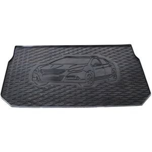 Voiture Tapis de coffre pour Peugeot 5008 Auto tapis De Coffre Aoutchouc Bac Antid/éRapant Protection Coffre Coussinets Accessoires Style Voiture 2017 2018 2019 2020 2021 version 7 places