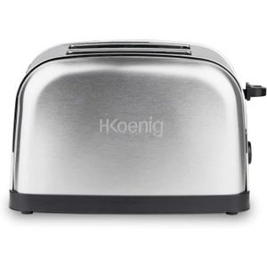 GRILLE-PAIN - TOASTER Grille-pain - HKoenig TOS7 - 2 tranches - Fentes l
