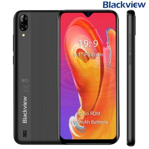 Top achat Téléphone portable Blackview A60 Smartphone Pas cher 16Go 6.1" Écran Android 8.1 Caméra 13MP 4080mAh batterie Téléphone portable Debloqué - Noir pas cher Top achat Téléphone portable Blackview A60 Smartphone Pas cher 16Go 6.1" Écran Android 8.1 Caméra 13MP 4080mAh batterie Téléphone portable Debloqué - Noir pas cher