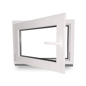 FENÊTRE - BAIE VITRÉE Fenêtre PVC - Triple Vitrage - Tirant gauche - Poi