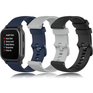 BRACELET MONTRE CONNEC. Bracelet Compatible Garmin Venu Sq/Venu/Vivoactive