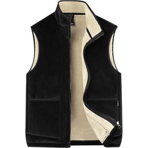 GILET - CARDIGAN Gilet Sans Manches Polaire Hommes Hiver, Chaud San