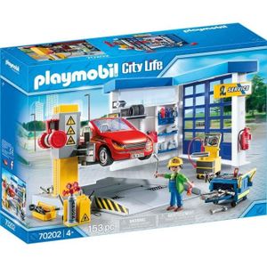 Playmobil City Life - Le garage automobile - Achat / Vente Playmobil City  Life - Le garage automobile pas cher - Cdiscount