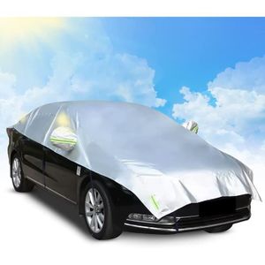 Demi-housse de protection pour voiture, pour toutes les conditions  météorologiques, Film en aluminium étanche à