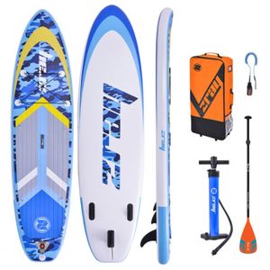 STAND UP PADDLE Stand Up Paddle gonflable ZRAY Camo bleu 10'8 - Glisse d'eau - Mixte - 1 place - 110 kg