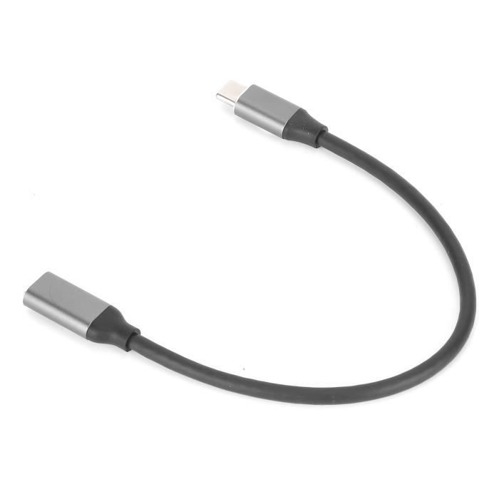 Wewoo - Câble de connecteur de de rallonge mâle USB-C / Type-C femelle à USB  3.0 - Câble USB - Rue du Commerce