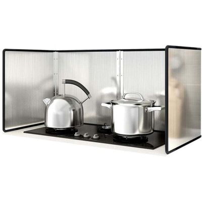 Pare-Éclaboussures Pour Cuisinière - 2 Côtés, Acier Inoxydable 30x40 Cm, Pliable Et Antiadhésif Pare-Éclaboussures Pour Cuisinière - 2 Côtés, Acier Inoxydable 30x40 Cm, Pliable Et Antiadhésif