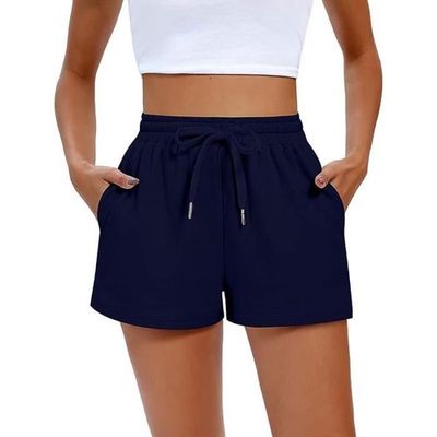 Short de Sport Yoga Gymnase Fitness Sportif pour Femme - Noir - Taille S-XXL Noir - Sport