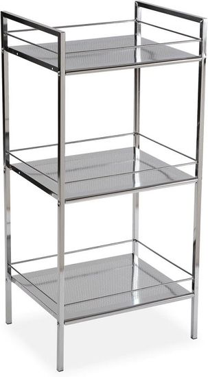Versa Gavle Armoire Salle De Bain Commode 4 Tiroirs Marron - 73x28x37cm