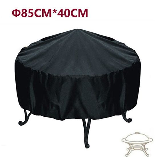 Housse De Table Ronde Imperméable Oxford 210D – Taille 137 Cm, Protection Extérieure Anti-poussière - 9