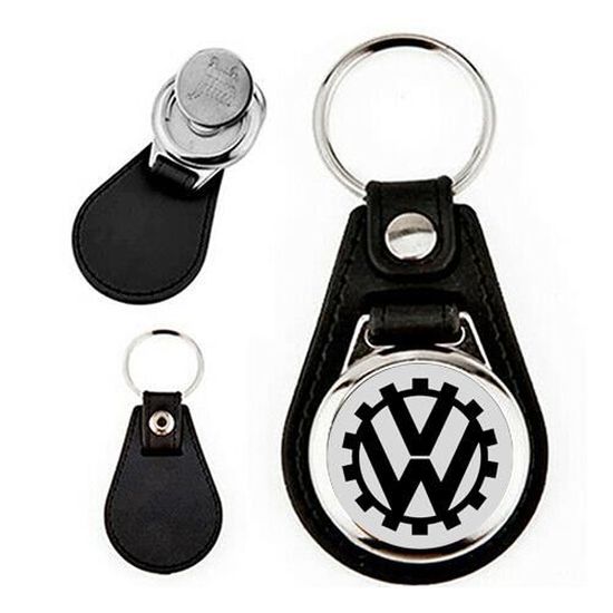 Porte clef volkswagen VW metal avec porte jeton - Équipement auto