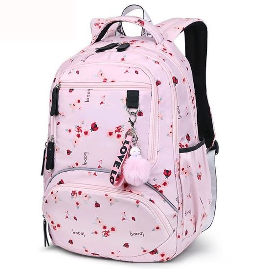 Sac à Dos Scolaire Pour Enfants - Motifs Dessin Animé, Polyester - 43x35x18 Cm - Cadeau Anniversaire - 9